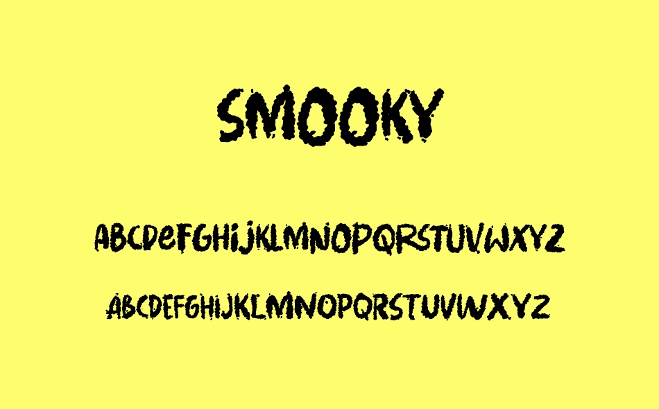 Smooky font