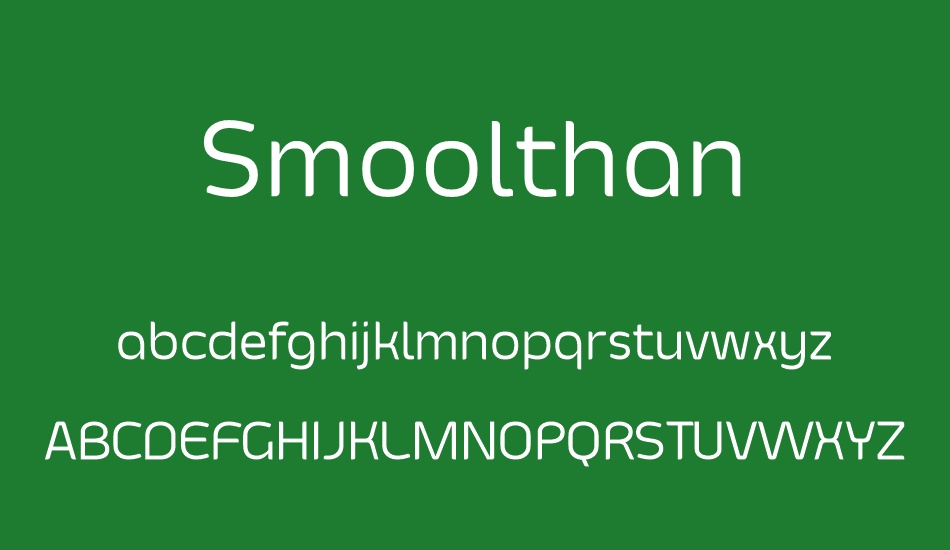 smoolthan font