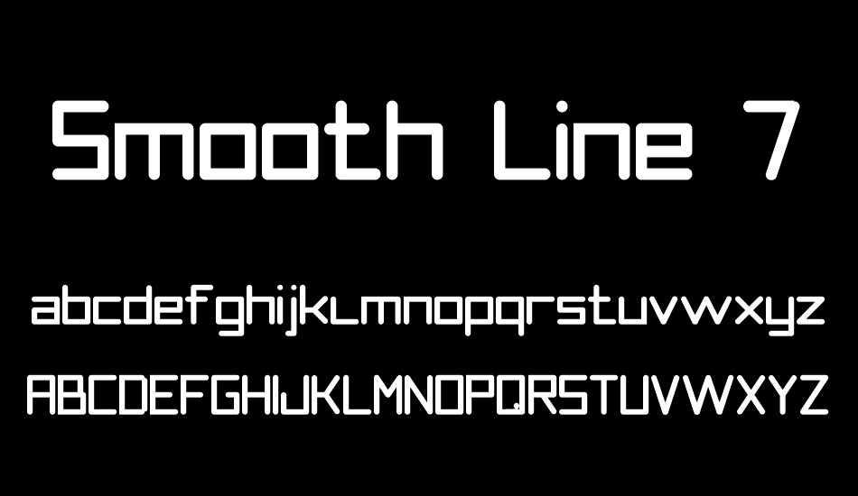 smooth-line-7 font
