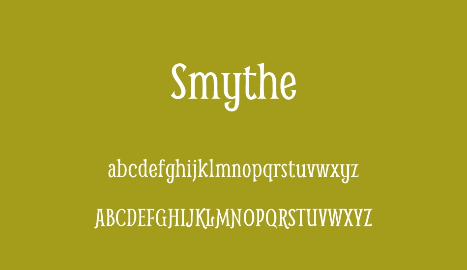 smythe font