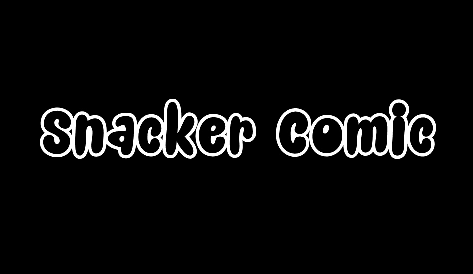 snacker-comic-personal-use-only font big