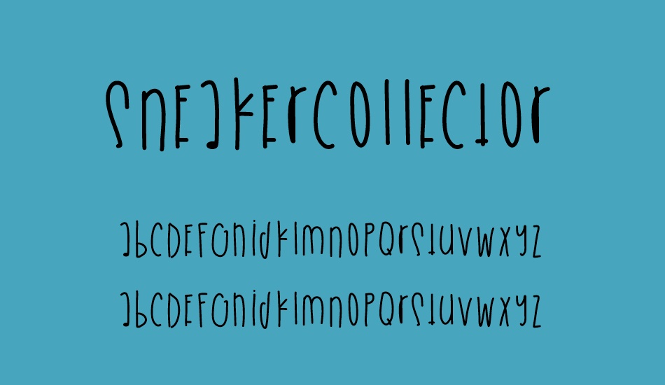 sneakercollector font