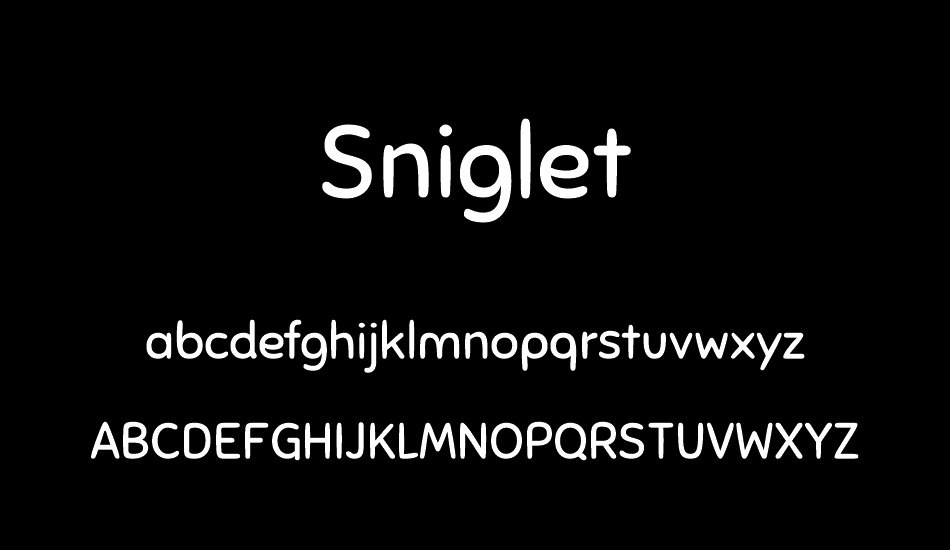 sniglet font