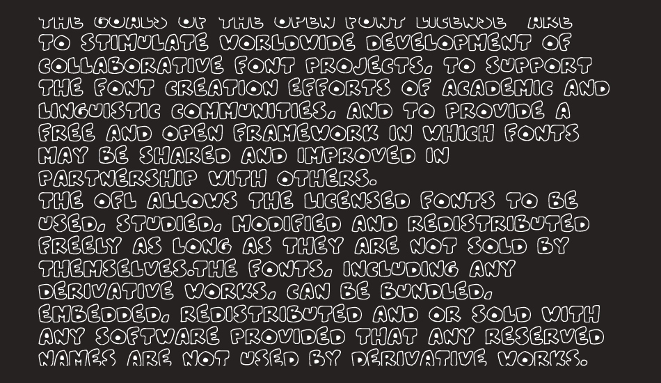 snowblobs font 1