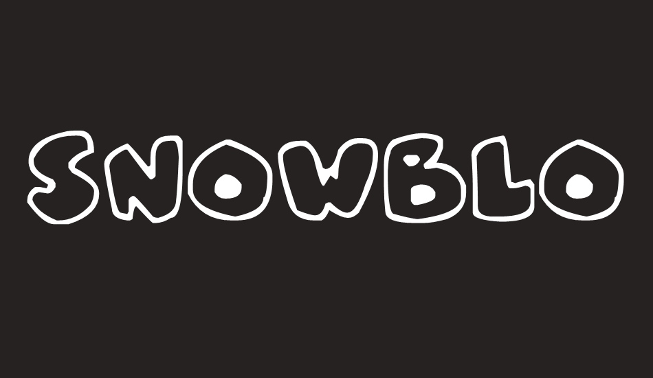 snowblobs font big