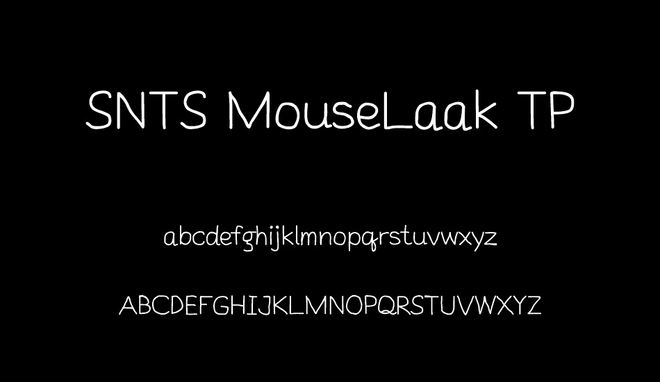 snts-mouselaak-tp font