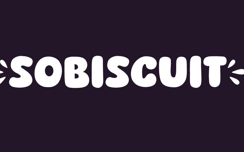 Sobiscuit font big