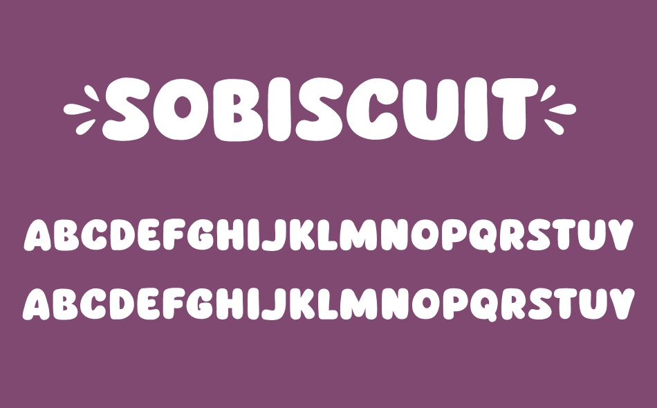 Sobiscuit font