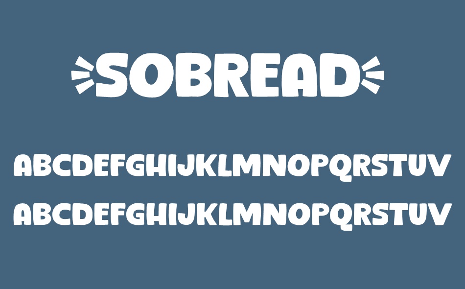 Sobread font