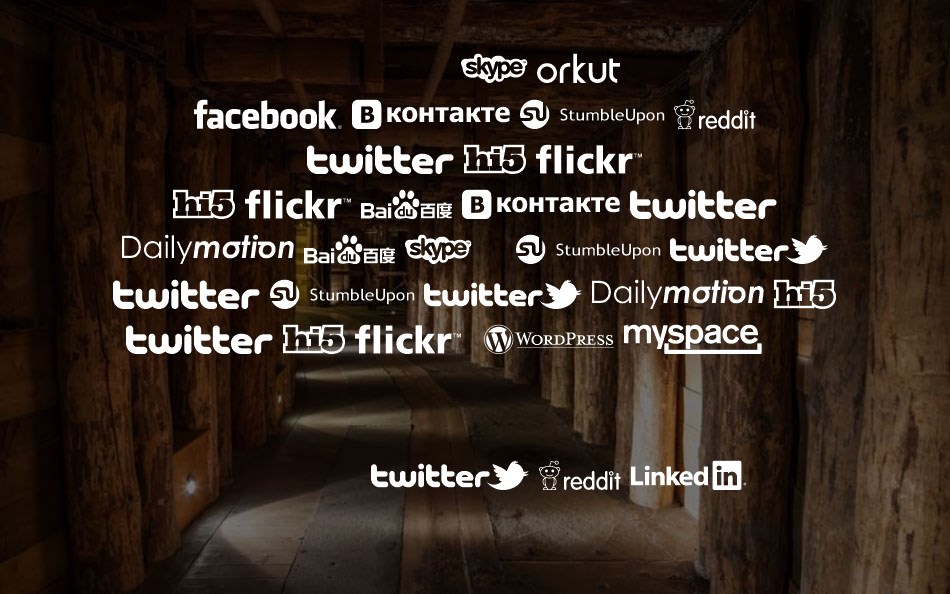 social-logos font text