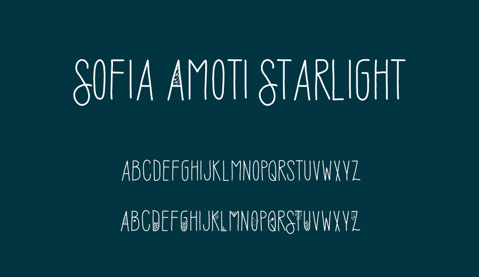 sofia-amoti-starlight font