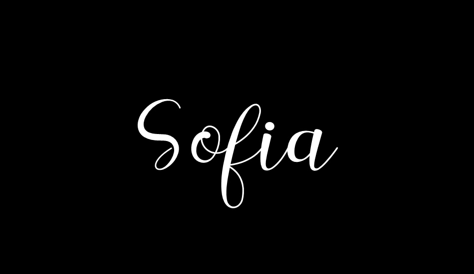 sofia font big