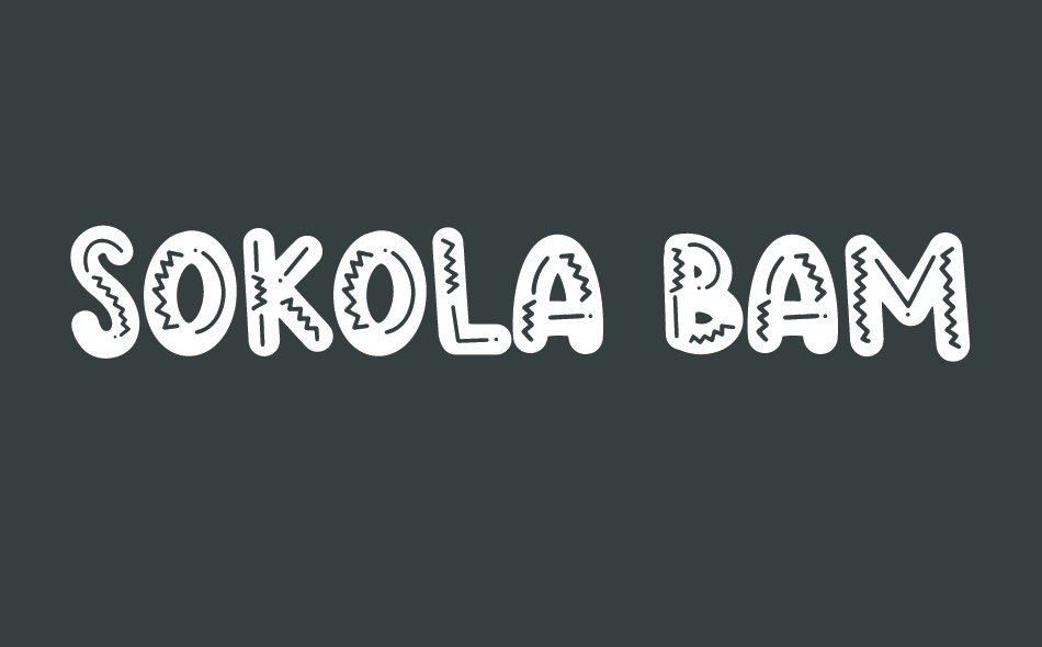 Sokola Bambo font big