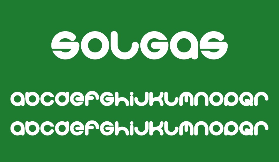 solgas font