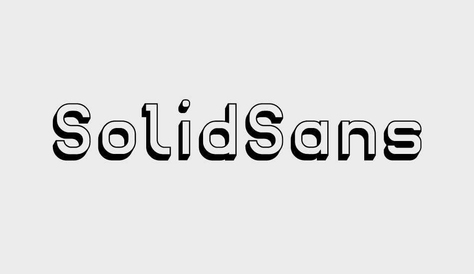 solidsans font big