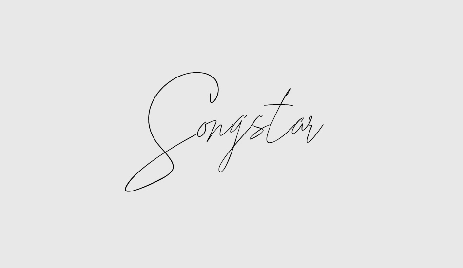 Songstar Free Font