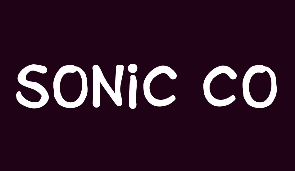 sonic-comics font big