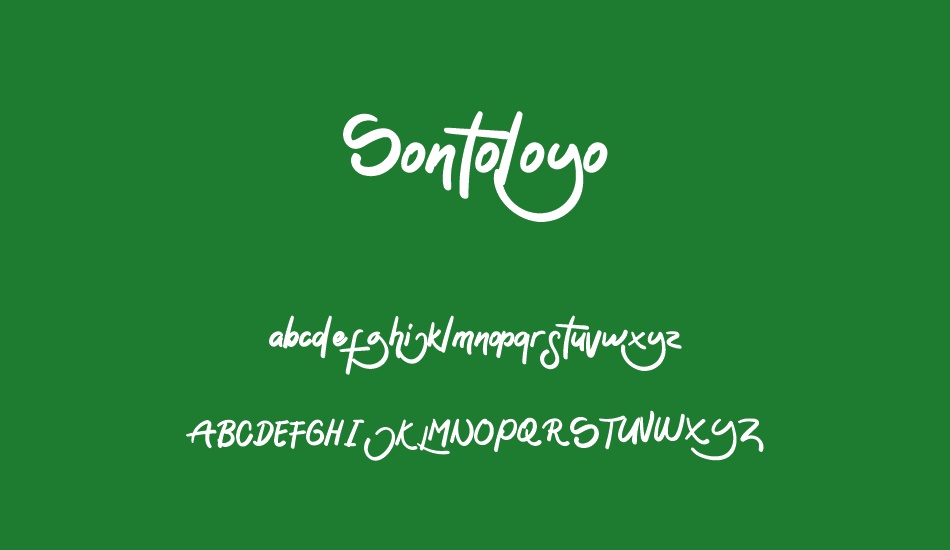 sontoloyo font