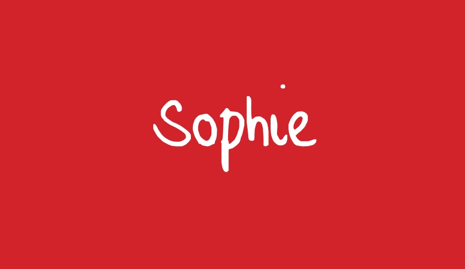 sophie font big