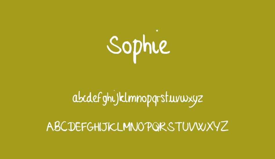 sophie font