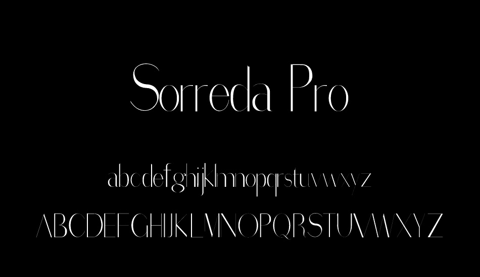 sorreda-pro font