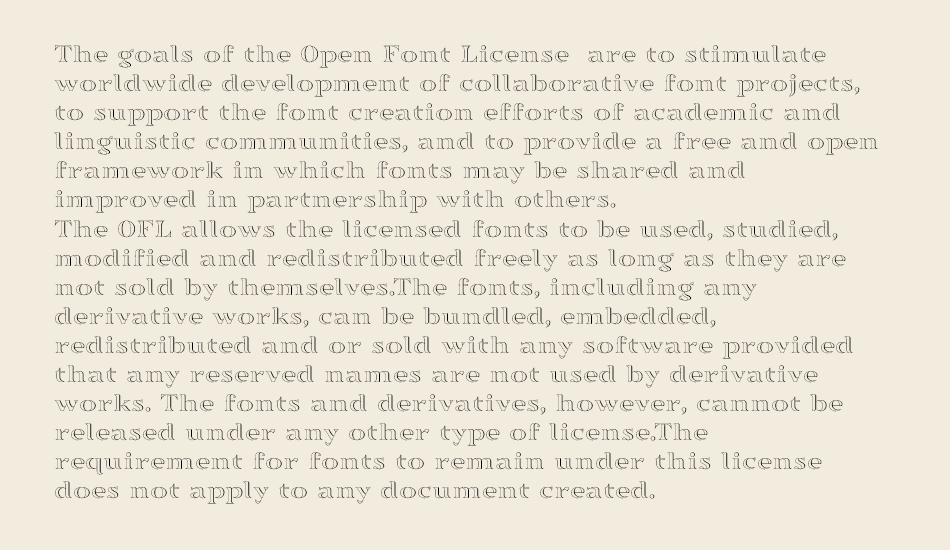 sortefax font 1