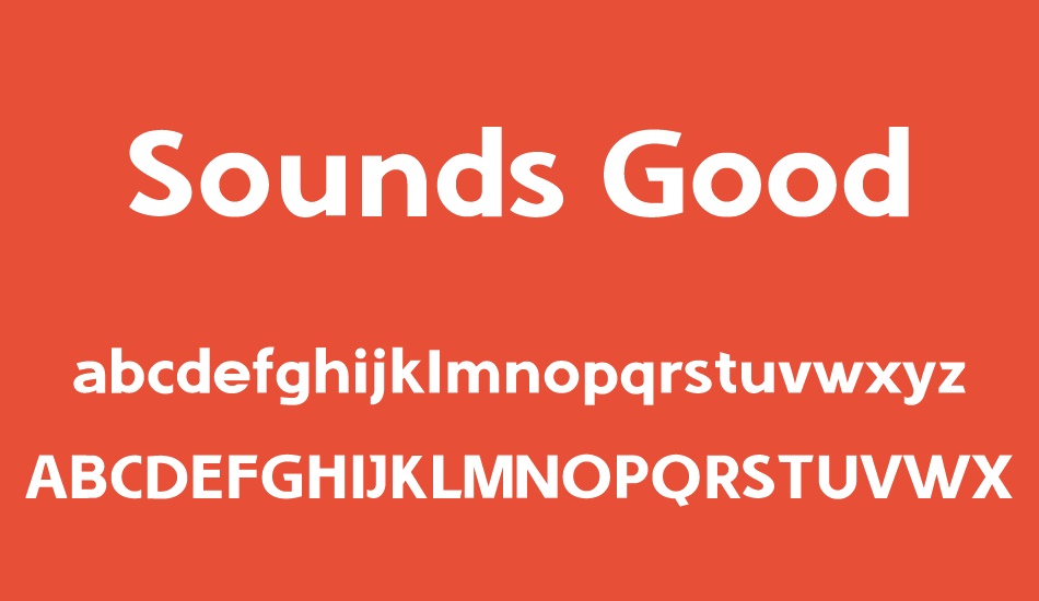 sounds-good font