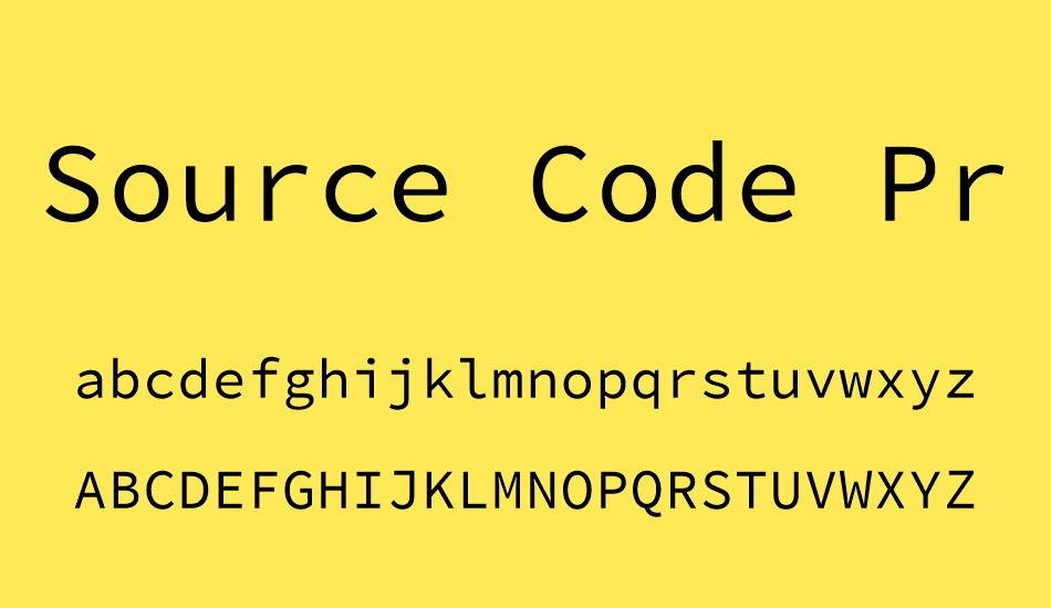 source-code-pro font