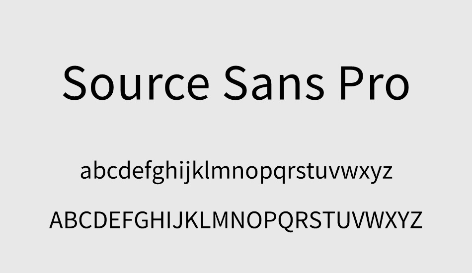 source-sans-pro font