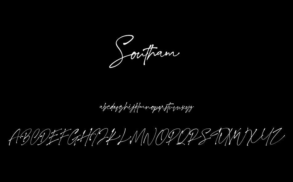 Southam Demo font