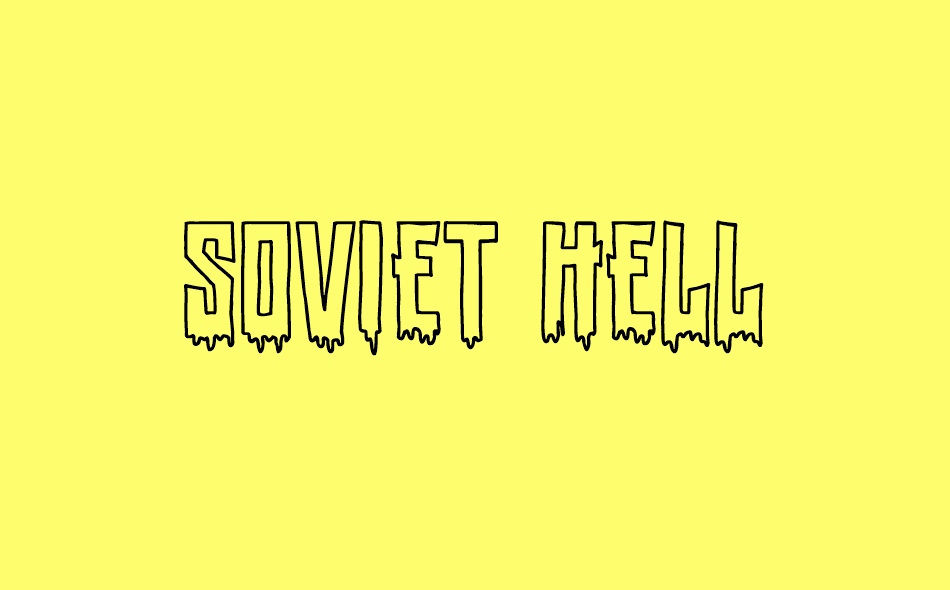 Soviet Hell font big