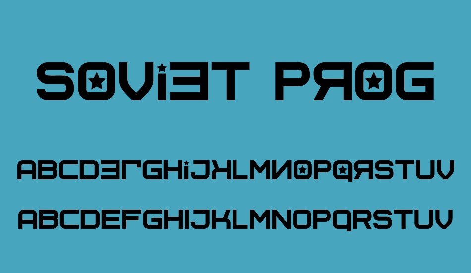 soviet-program font