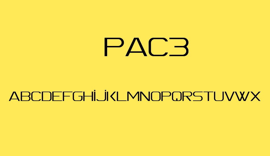 spac3- font