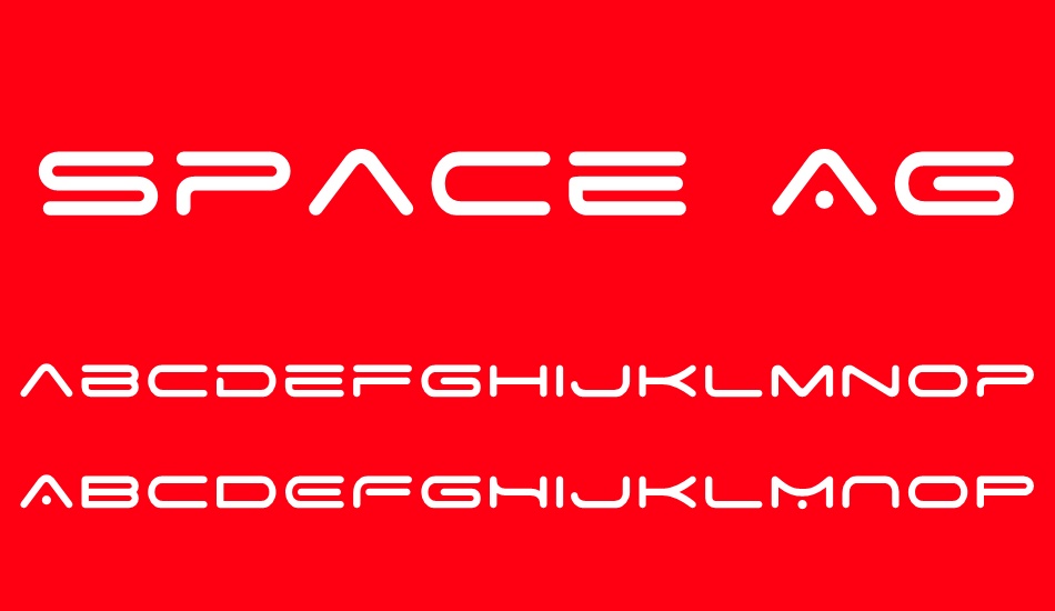 space-age font