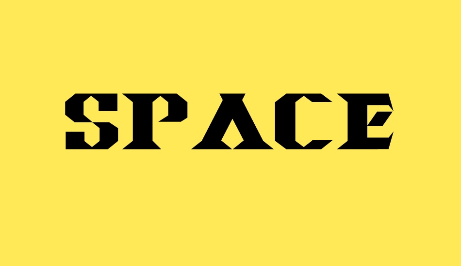 space-angel font big