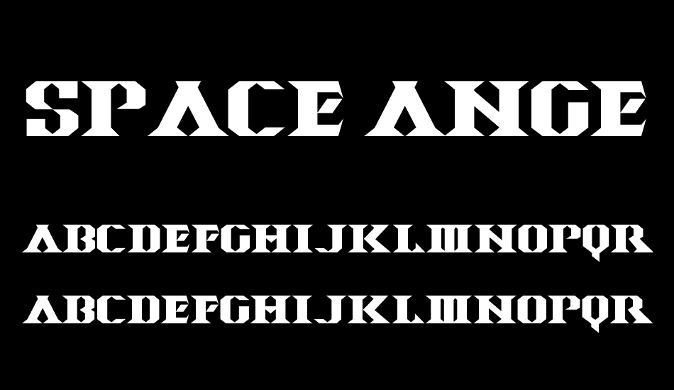 space-angel font