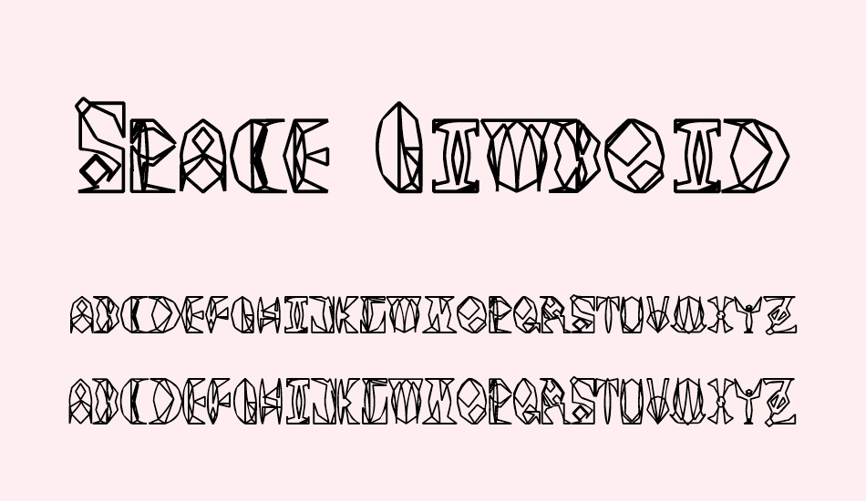 space-gimboid font