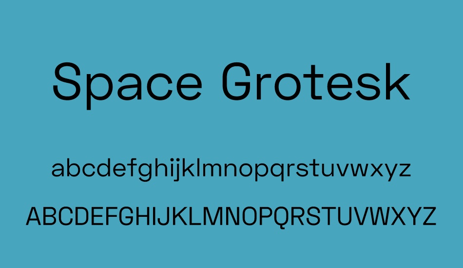 space-grotesk font