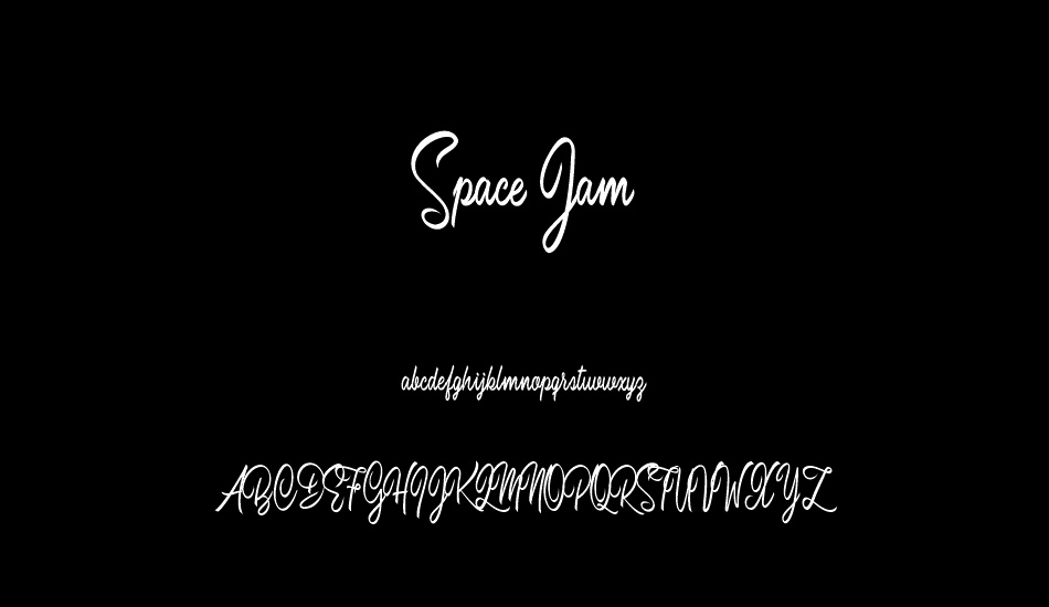 space-jam-personal-use font