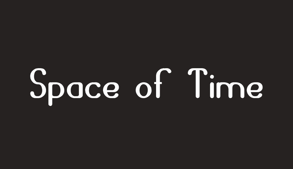 space-of-time font big