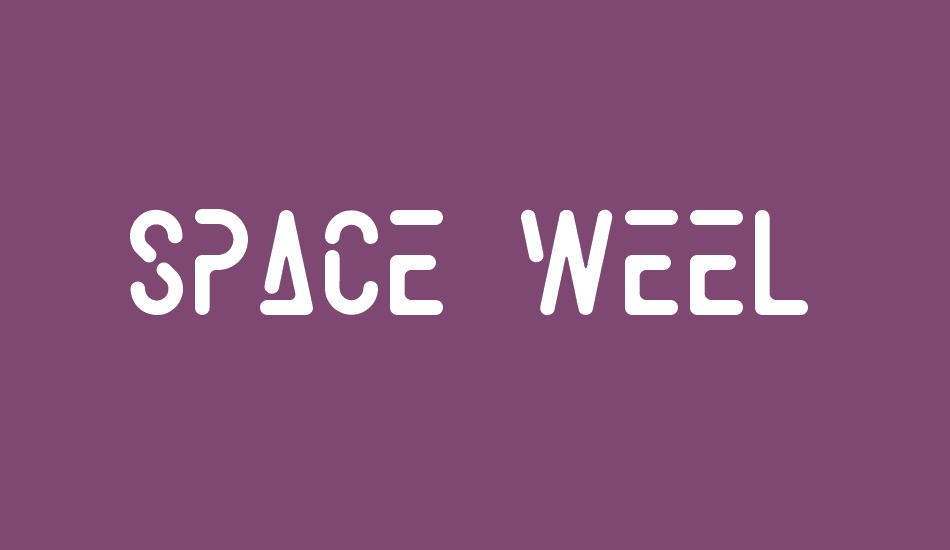 space-weel-personal-use font big