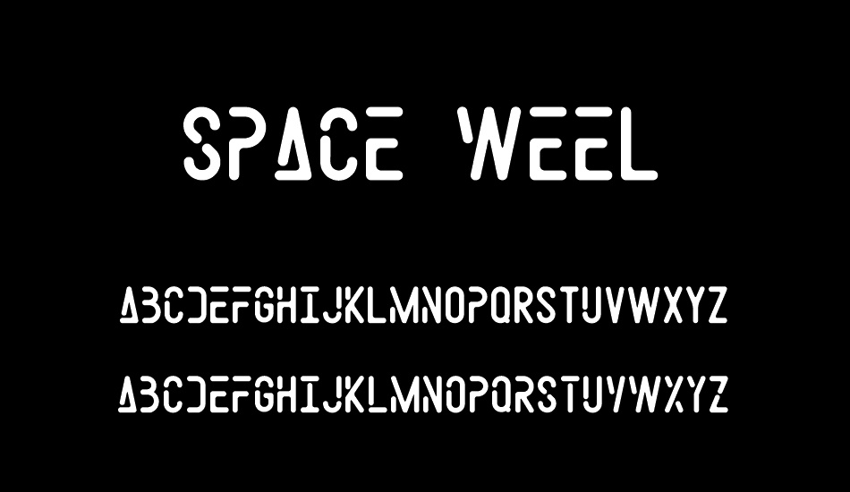 space-weel-personal-use font
