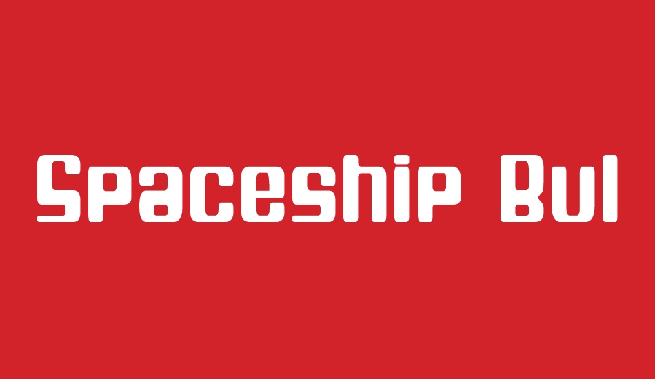 spaceship-bullet font big