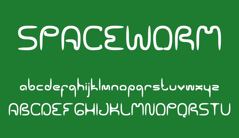 spaceworm02 font