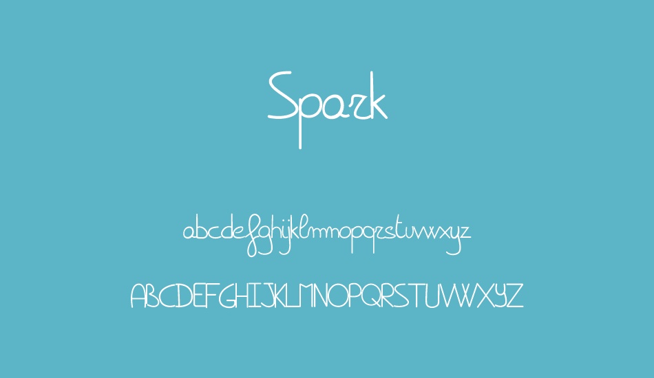 spark font