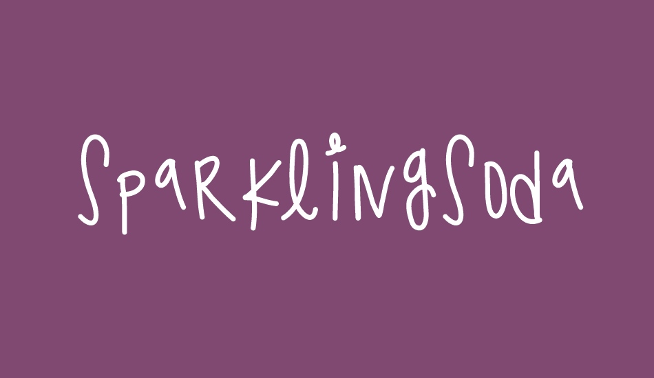 sparklingsoda font big