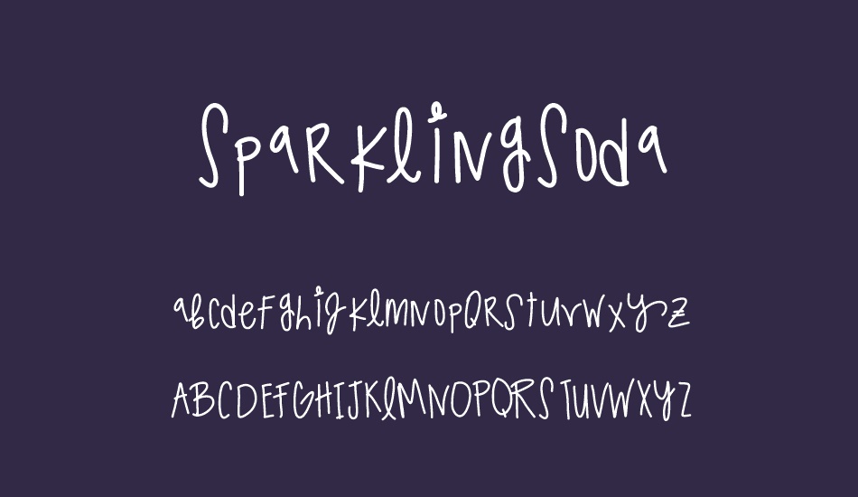 sparklingsoda font