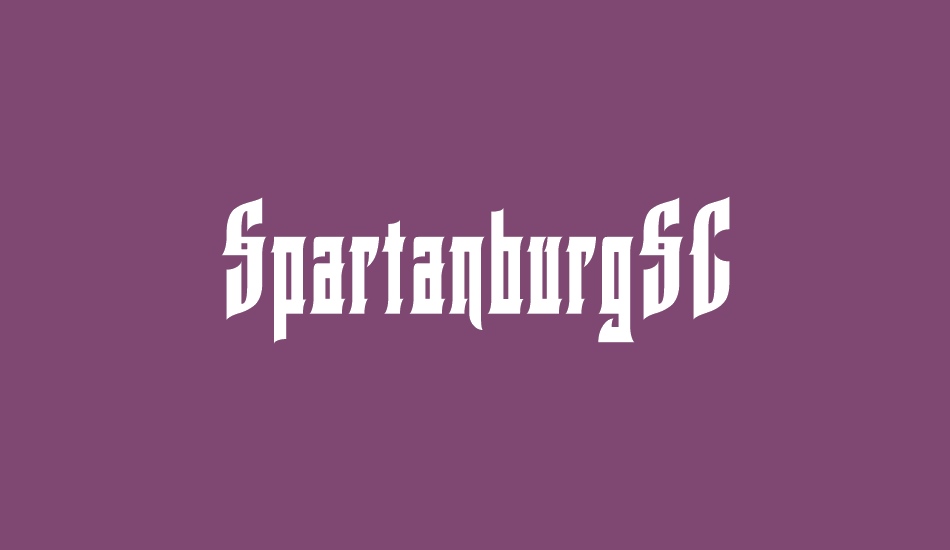 spartanburgsc font big