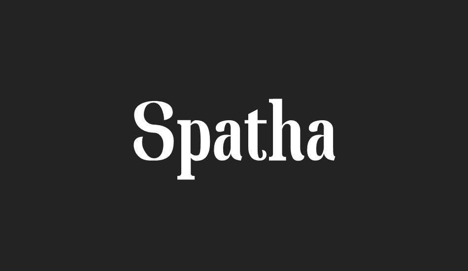 spatha font big