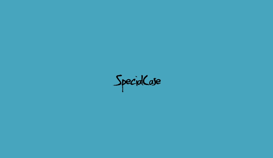 specialcase font big